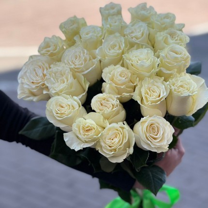 Букет из белых роз - купить с доставкой в по Тамбову