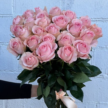Букет из нежных розовых роз - купить с доставкой в по Тамбову